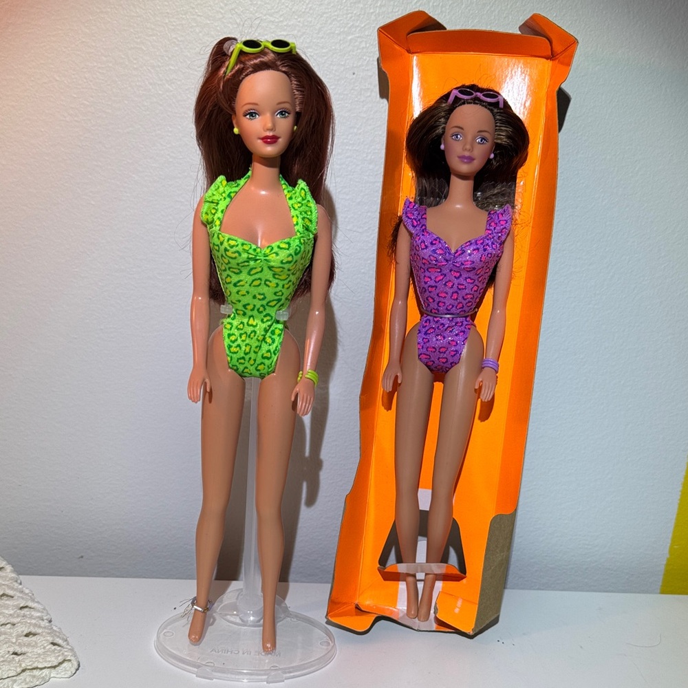 1998 Florida Vacation Midge and Teresa dolls